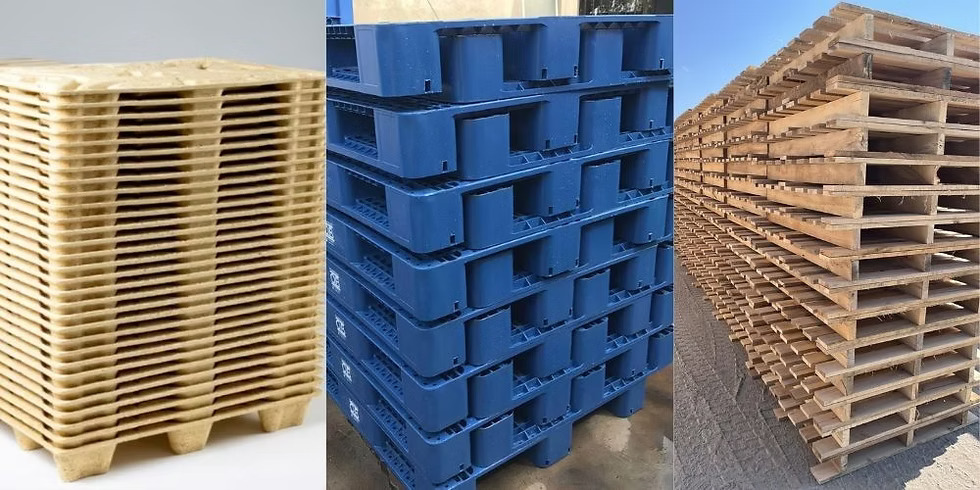 Palletized cargo in cold storage